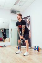 Гиря с хромированной ручкой полиуретановая ORIGINAL FITTOOLS FT-KB-CPU-20 20 кг