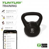 Гиря пластиковая TUNTURI 8 кг